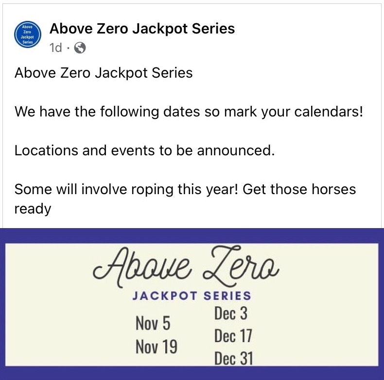 Above Zero Jackpot Series